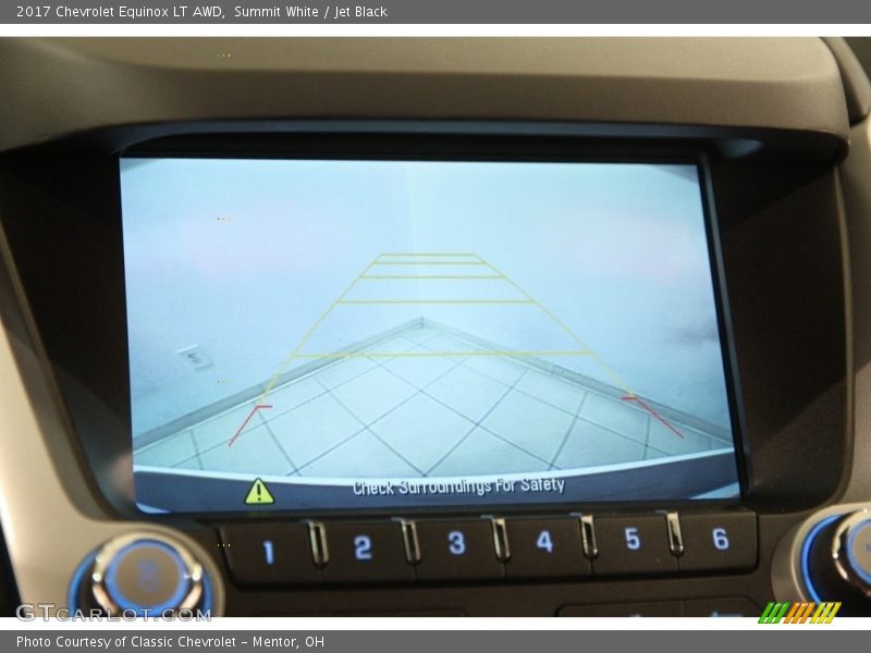 Summit White / Jet Black 2017 Chevrolet Equinox LT AWD