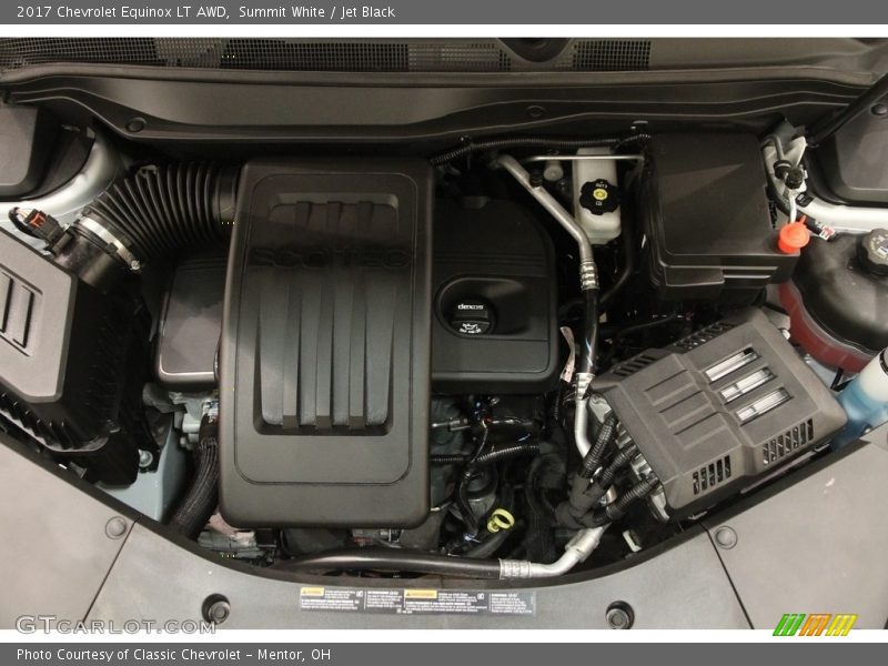 Summit White / Jet Black 2017 Chevrolet Equinox LT AWD