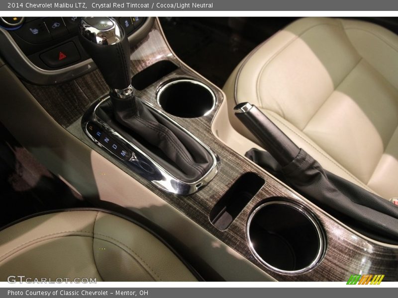 Crystal Red Tintcoat / Cocoa/Light Neutral 2014 Chevrolet Malibu LTZ