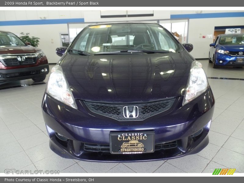 Blackberry Pearl / Sport Black 2009 Honda Fit Sport