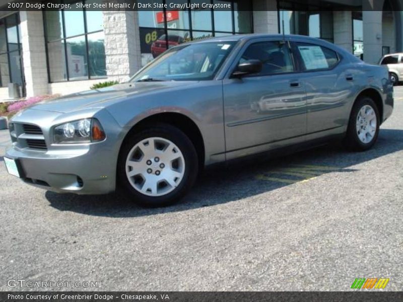 Silver Steel Metallic / Dark Slate Gray/Light Graystone 2007 Dodge Charger