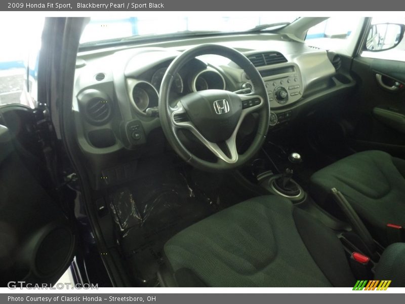 Blackberry Pearl / Sport Black 2009 Honda Fit Sport
