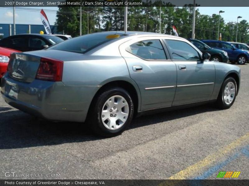 Silver Steel Metallic / Dark Slate Gray/Light Graystone 2007 Dodge Charger