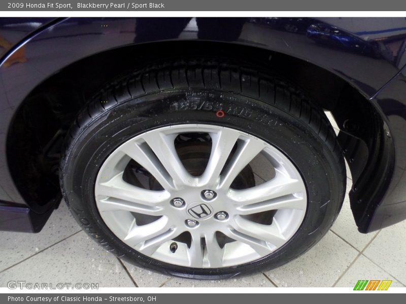 Blackberry Pearl / Sport Black 2009 Honda Fit Sport