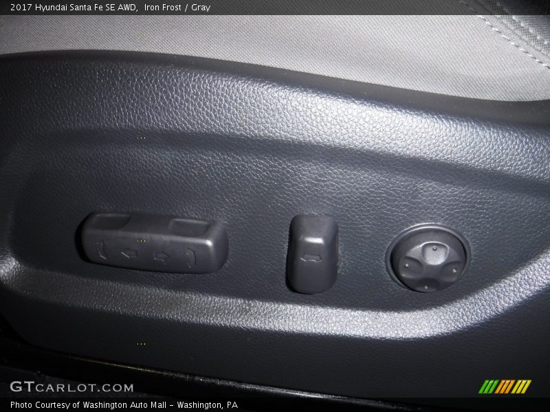 Iron Frost / Gray 2017 Hyundai Santa Fe SE AWD