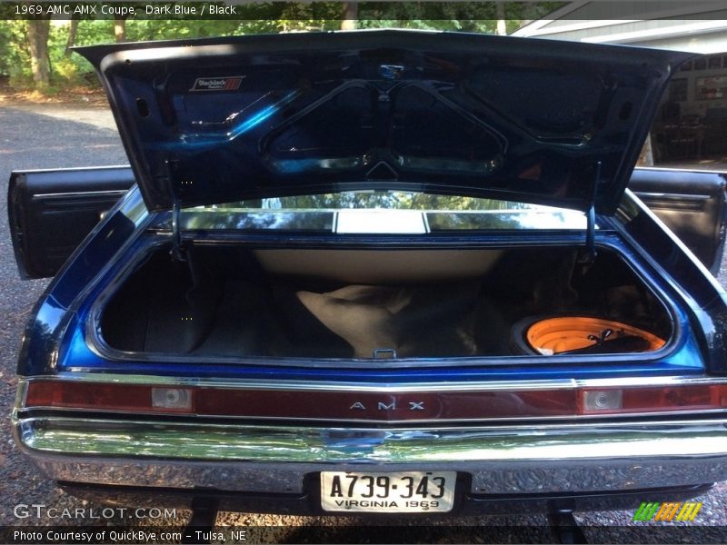 Dark Blue / Black 1969 AMC AMX Coupe