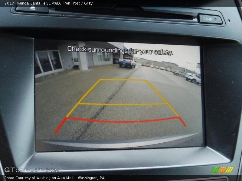 Iron Frost / Gray 2017 Hyundai Santa Fe SE AWD