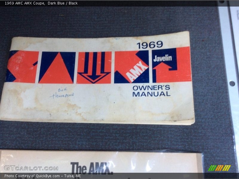 Books/Manuals of 1969 AMX Coupe