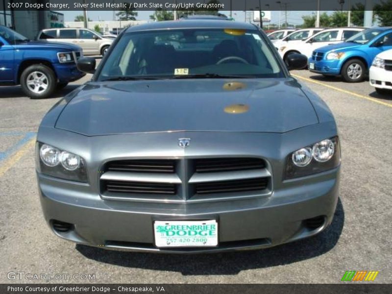 Silver Steel Metallic / Dark Slate Gray/Light Graystone 2007 Dodge Charger