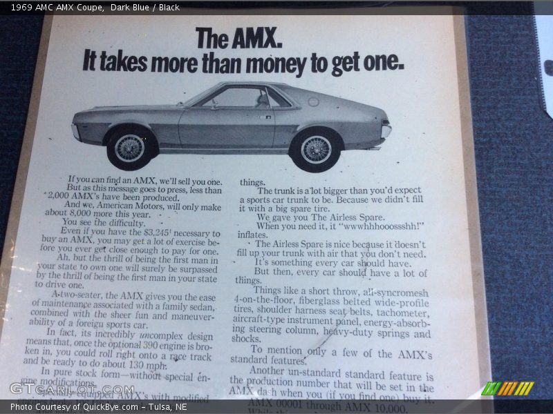 Books/Manuals of 1969 AMX Coupe