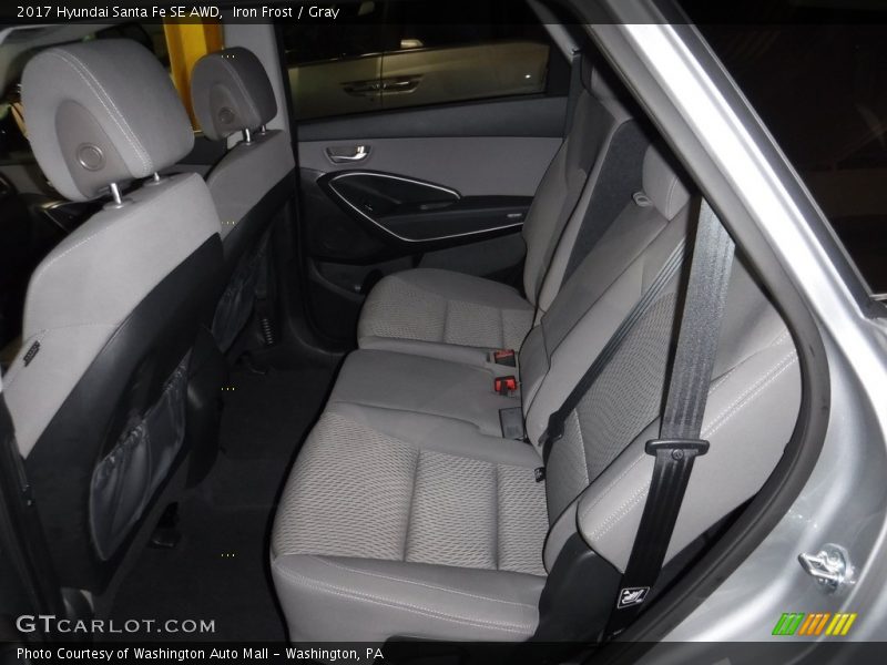 Iron Frost / Gray 2017 Hyundai Santa Fe SE AWD
