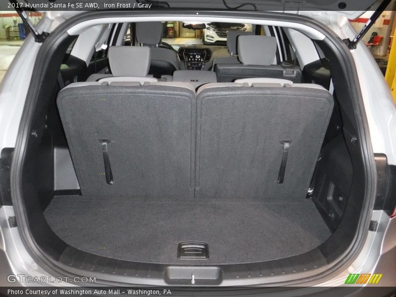 Iron Frost / Gray 2017 Hyundai Santa Fe SE AWD