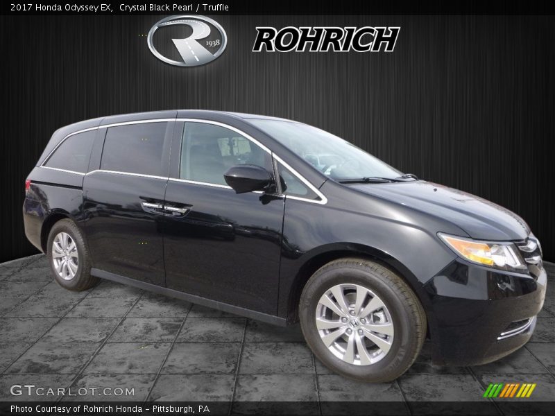 Crystal Black Pearl / Truffle 2017 Honda Odyssey EX