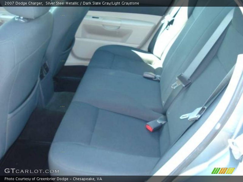 Silver Steel Metallic / Dark Slate Gray/Light Graystone 2007 Dodge Charger