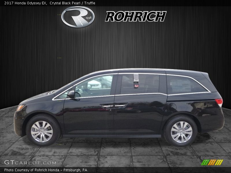 Crystal Black Pearl / Truffle 2017 Honda Odyssey EX