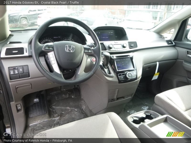 Crystal Black Pearl / Truffle 2017 Honda Odyssey EX