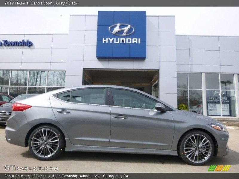 Gray / Black 2017 Hyundai Elantra Sport