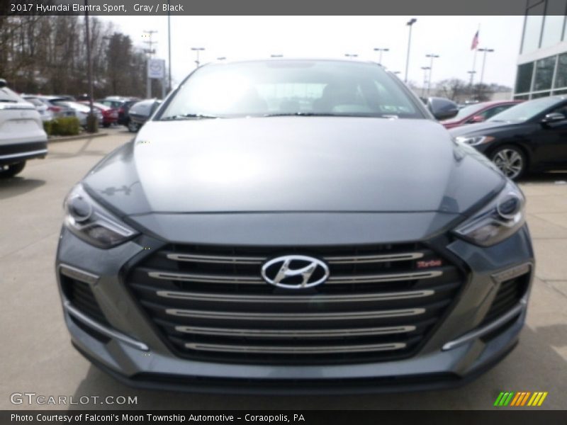 Gray / Black 2017 Hyundai Elantra Sport