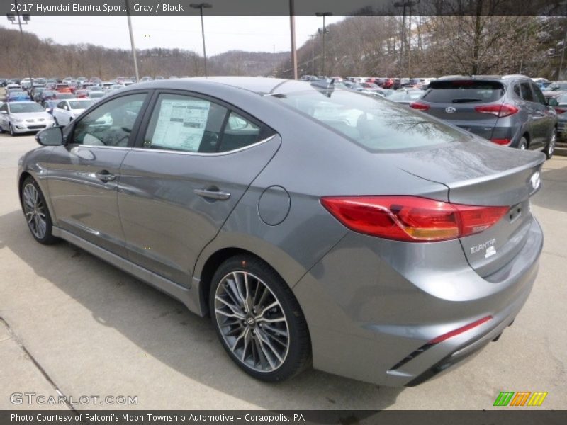 Gray / Black 2017 Hyundai Elantra Sport