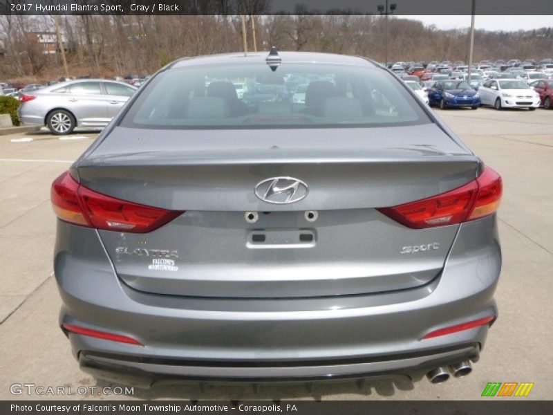 Gray / Black 2017 Hyundai Elantra Sport