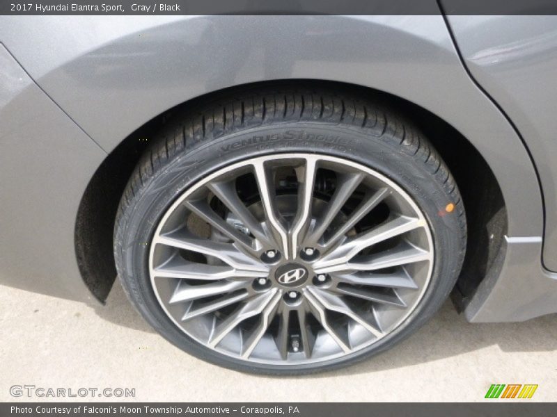 Gray / Black 2017 Hyundai Elantra Sport
