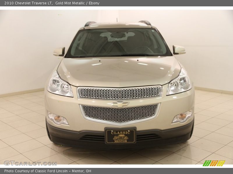 Gold Mist Metallic / Ebony 2010 Chevrolet Traverse LT