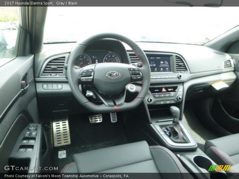 Gray / Black 2017 Hyundai Elantra Sport