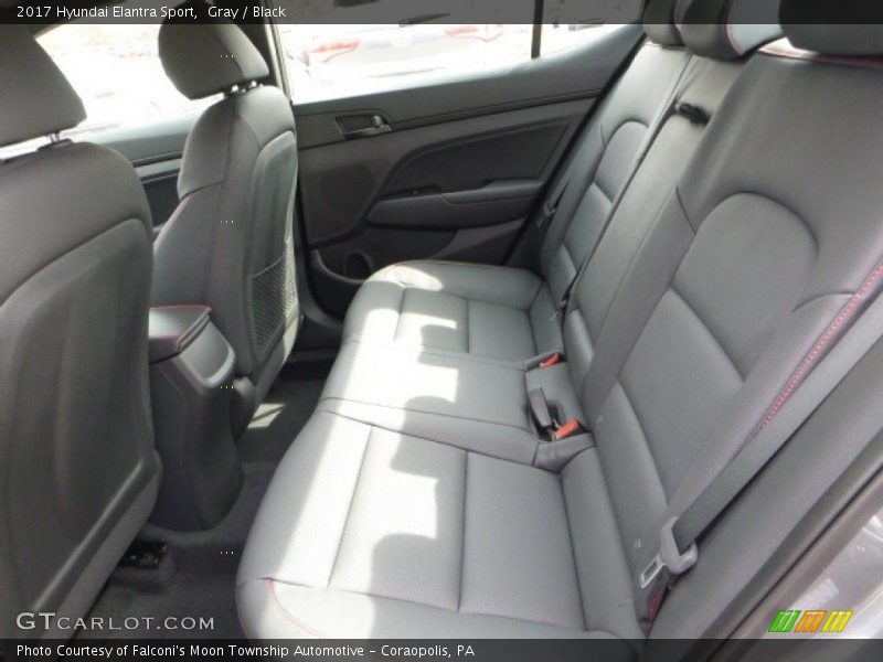 Gray / Black 2017 Hyundai Elantra Sport