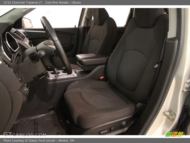 Gold Mist Metallic / Ebony 2010 Chevrolet Traverse LT