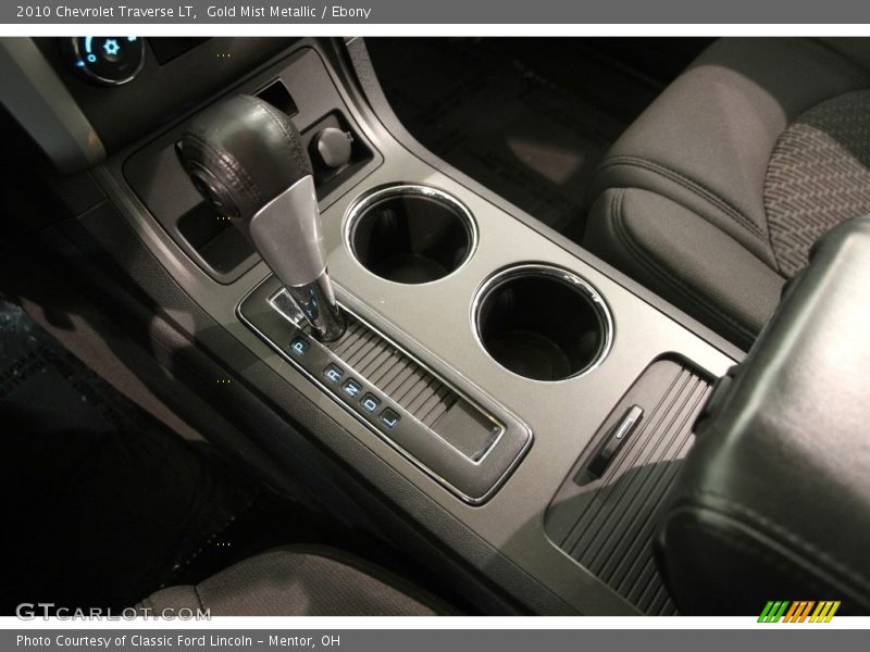 Gold Mist Metallic / Ebony 2010 Chevrolet Traverse LT