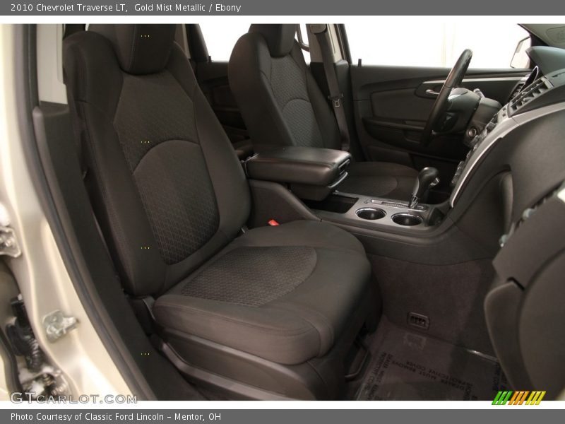 Gold Mist Metallic / Ebony 2010 Chevrolet Traverse LT