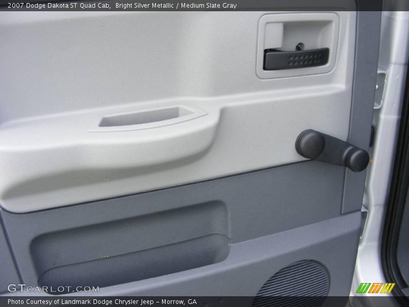 Bright Silver Metallic / Medium Slate Gray 2007 Dodge Dakota ST Quad Cab