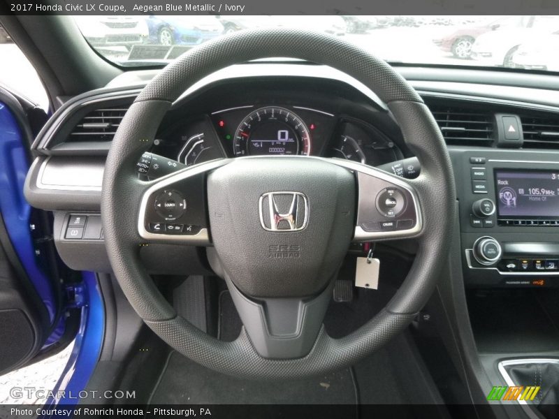  2017 Civic LX Coupe Steering Wheel