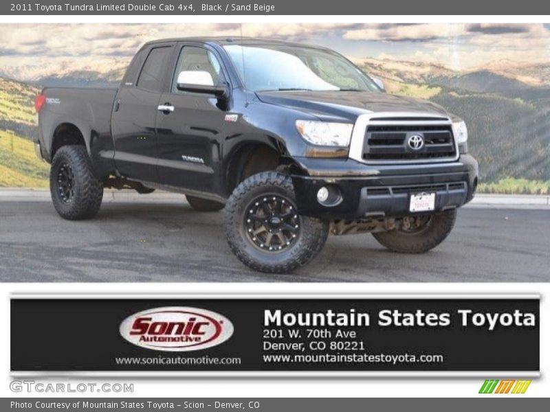Black / Sand Beige 2011 Toyota Tundra Limited Double Cab 4x4