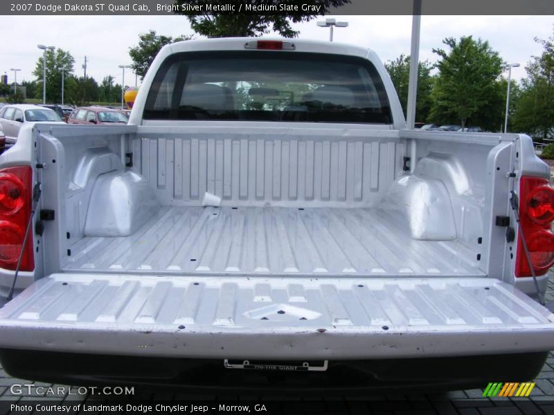Bright Silver Metallic / Medium Slate Gray 2007 Dodge Dakota ST Quad Cab