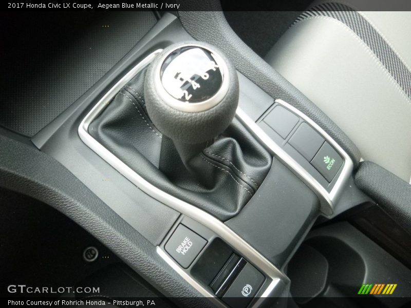  2017 Civic LX Coupe 6 Speed Manual Shifter