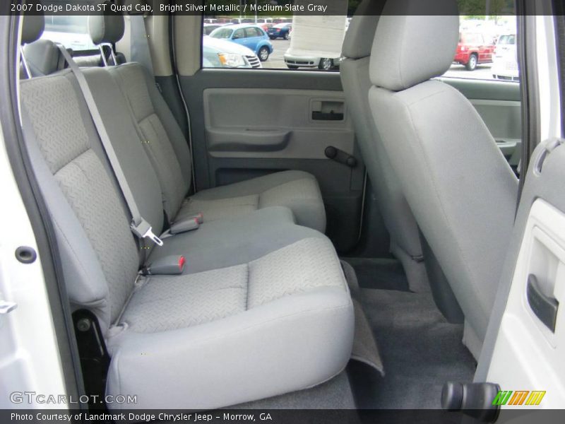 Bright Silver Metallic / Medium Slate Gray 2007 Dodge Dakota ST Quad Cab