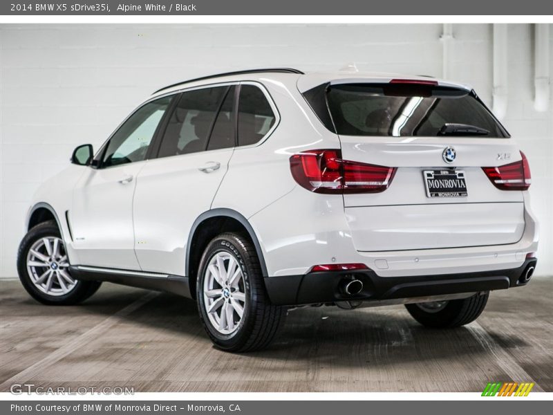 Alpine White / Black 2014 BMW X5 sDrive35i