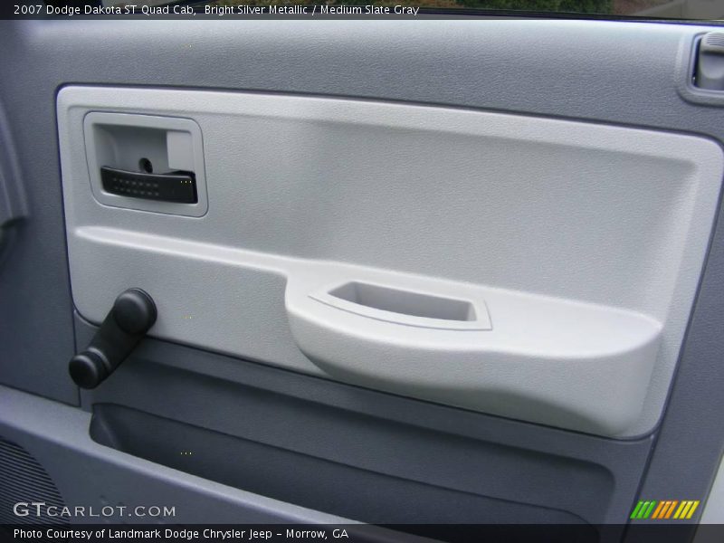 Bright Silver Metallic / Medium Slate Gray 2007 Dodge Dakota ST Quad Cab