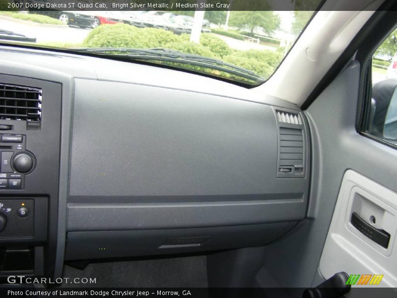 Bright Silver Metallic / Medium Slate Gray 2007 Dodge Dakota ST Quad Cab