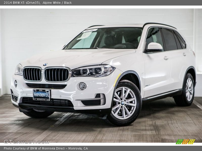 Alpine White / Black 2014 BMW X5 sDrive35i