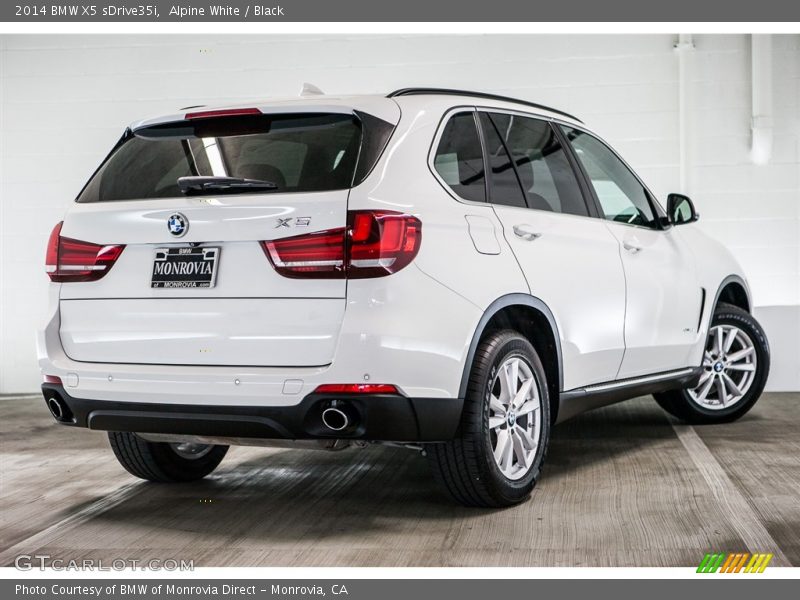 Alpine White / Black 2014 BMW X5 sDrive35i