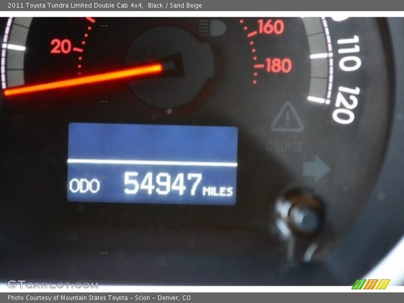 Black / Sand Beige 2011 Toyota Tundra Limited Double Cab 4x4