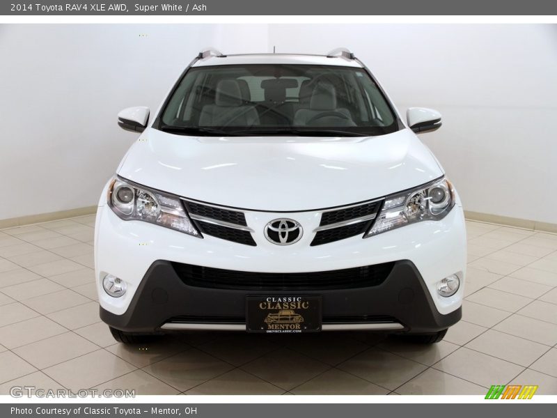 Super White / Ash 2014 Toyota RAV4 XLE AWD