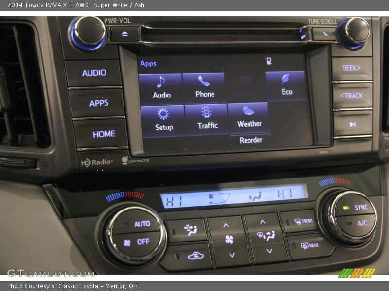Super White / Ash 2014 Toyota RAV4 XLE AWD