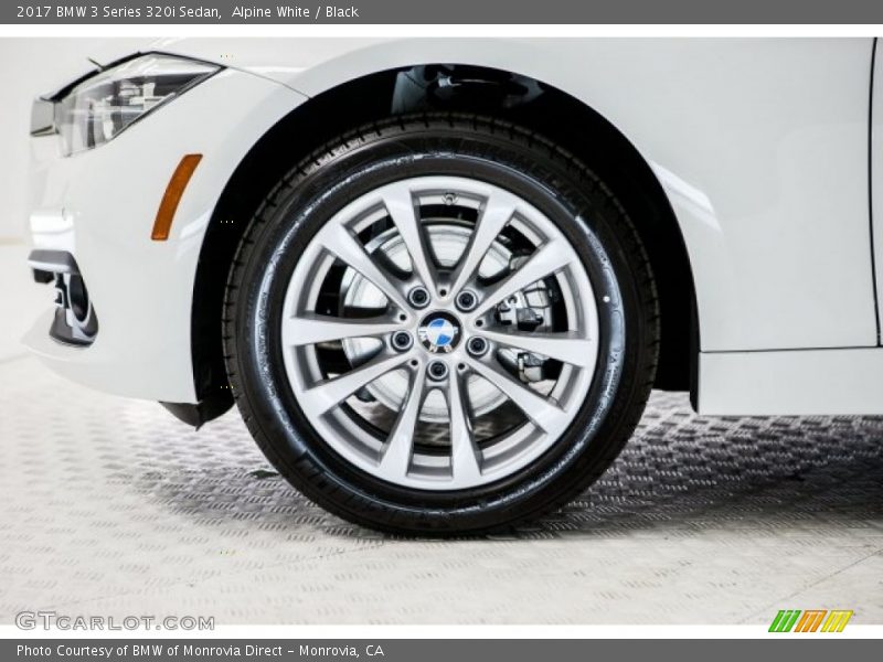 Alpine White / Black 2017 BMW 3 Series 320i Sedan