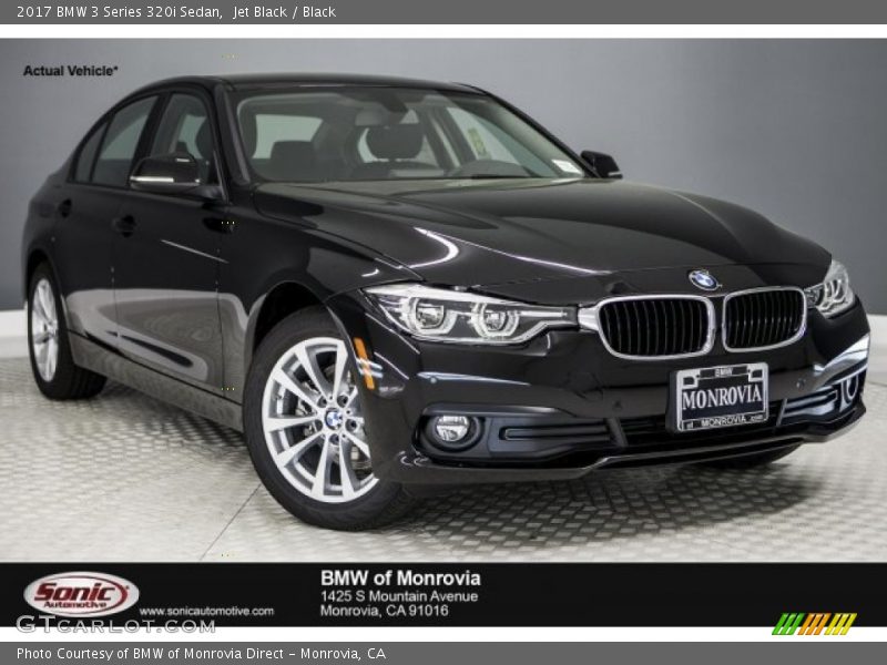 Jet Black / Black 2017 BMW 3 Series 320i Sedan