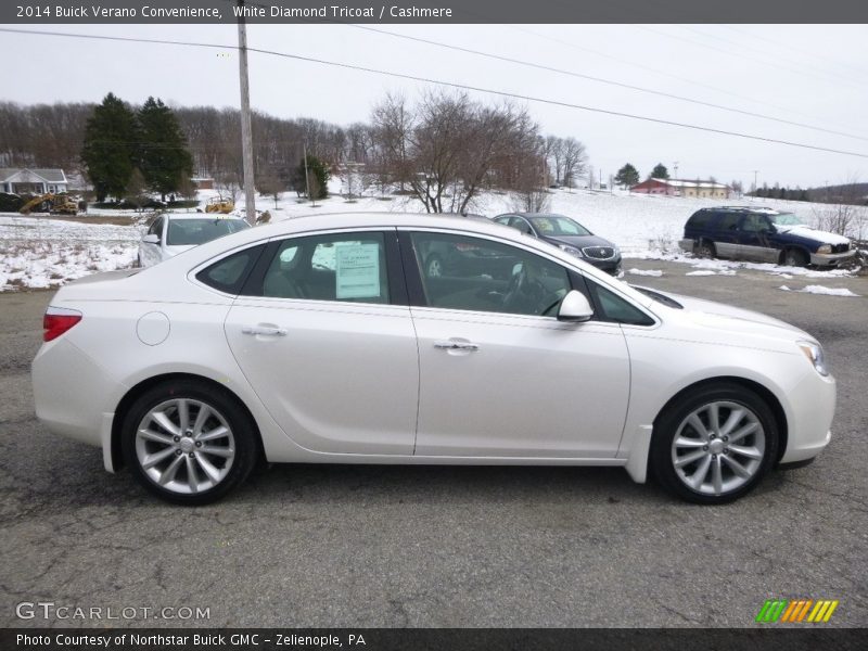 White Diamond Tricoat / Cashmere 2014 Buick Verano Convenience