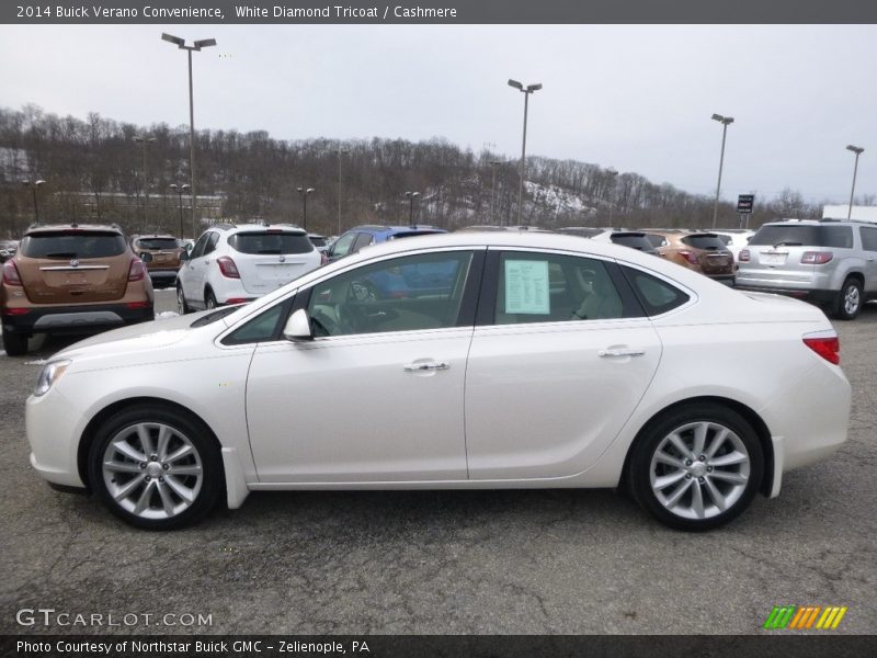 White Diamond Tricoat / Cashmere 2014 Buick Verano Convenience