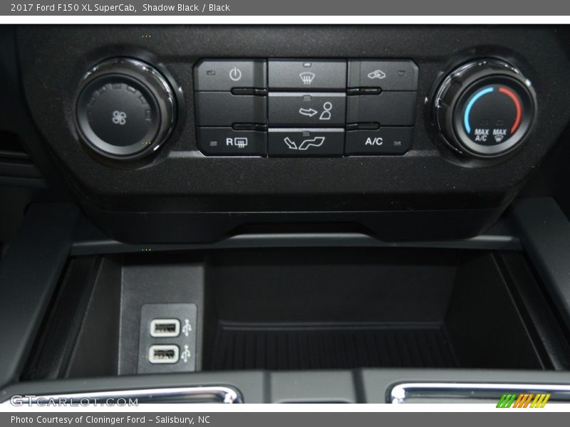 Controls of 2017 F150 XL SuperCab